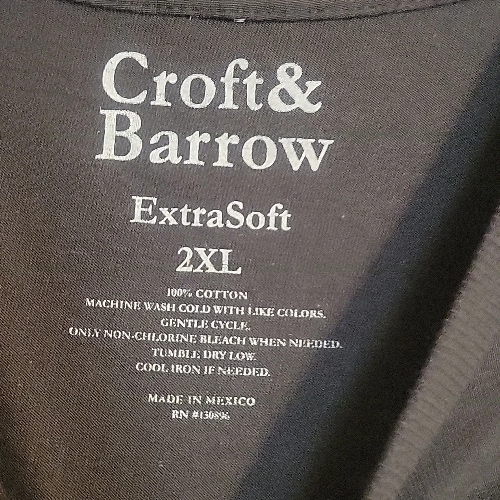 Croft & Barrow Men's Fishing T-shirt, Size XXL - Picture 3 of 3